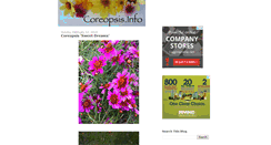 Desktop Screenshot of coreopsis.info